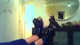 Sexy heels going to bed