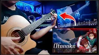 How to Play DanDaDan OP - OTONOKE on Fingerstyle Guitar ? Let me explain How 🤔
