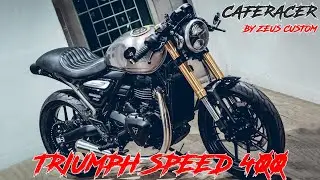 Triumph Speed 400 Caferacer By Zeus Customs | Full Video