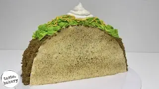 TACO CAKE Tutorial (Buttercream) - EASY | TASTE BAKERY