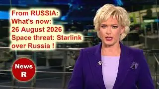 From RUSSIA: What's now: 26 August 2026 | Space threat: Starlink over Russia!