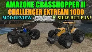 FS17 - Amazone Crasshopper II & Challenger Extreme 1000 Series 