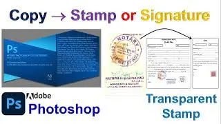 Photoshop| How to copy Stamp or Signature step by step easy method!