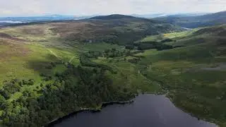 Lough Tay (Guinness Lake) - Wicklow Mountains 4K Drone Footage