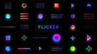 Flicker Shapes Premiere Pro Template Download