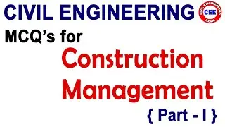 construction management mcq | Construction management important mcq | construction planning mcq