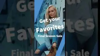 Instagram Story Video Maker to Create a Season Sale Video Ad