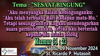 Renungan Harian ,   09 November 2024  HKBP Bandung Reformanda