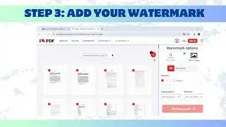 Tutorial Add a Watermark to Your PDF with iLovePDF - Menambahkan watermark dengan pada PDF
