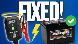 NOCO Genius Battery Charger Review  - Repair or charge your dead car battery!