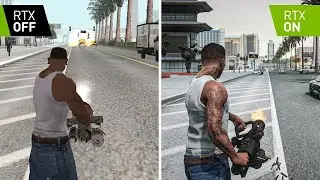 GTA sanandreas original vs remastered / 2004 original game was 2021 ultra realistic gameplay