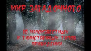МИР ЗАГАДОЧНОГО. 10 малоизвестных и таинственных типов приведений