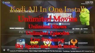Kodi All In One Installation 2016 Jarvis 16.1