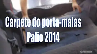 Carpete do porta malas do Palio 2014