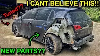 I Just Bought A DAMAGED 2016 Volkswagen Golf R From Copart AND I CANT BELIEVE IT CAME WITH THIS!!