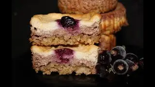 Овсяно-творожный десерт.Oatmeal and cottage cheese dessert.