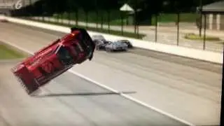 Go home Gran Turismo 6 you're drunk:   epic car crash