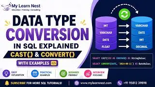 Data Type Conversion in SQL | CAST & CONVERT Explained with Examples | SQL Tutorial
