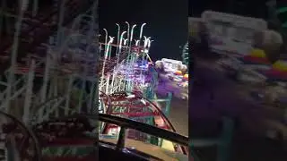 Roller coaster at the fair