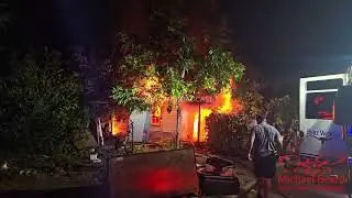06-28-2024 Fort Worth, TX - Abandoned home severely damaged during late night fire