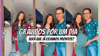 SENDO GRÁVIDA POR UM DIAAAA #desafio