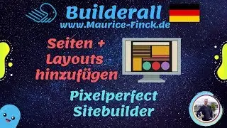 Builderall Pixelperfect Sitebuilder - Seiten und Layouts hinzufügen - Deutsches Tutorial 2019