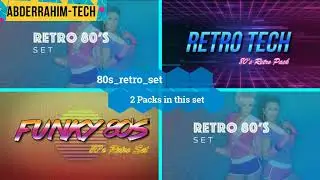download 80s retro set  filmora effects