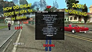 HOW TO APPLY CHEATS CODE IN GTA SAN ANDREAS IN ANDROID MOBILE IN TAMIL 🔥 || 
