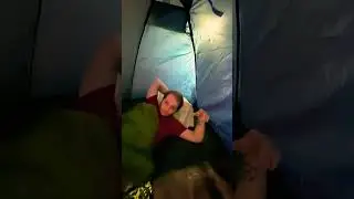 В палатке не страшно и не холодно😌 