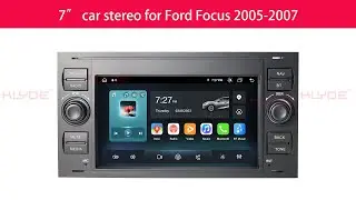 7” without DVD car stereo for Ford Focus 2005-2007