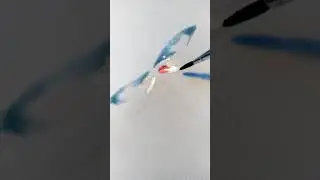 Рисуем стрекозу 🎨🖌️ 