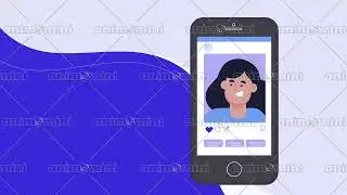 1057 01 Social Media Account 4k Animated Stock Footage