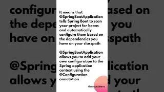@SpringBootApplication - Spring Annotation