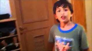 B and F show: Boys in a tub