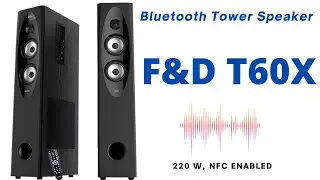 The High-Bass Bluetooth Tower Speaker - F&D T60X