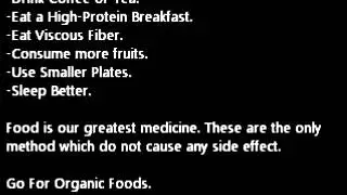 easy ways to reduce body weight without side effect
