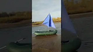 Парусная байдарка-шлюп 