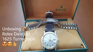 Unboxing 📦 Amazing Rolex Datejust Turnograph 1625 (1969) ⌚Happy New Year 2021