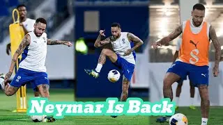 Neymar is Back In Training Pitch For Al Hilal 💙💪 #neymar