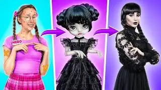 Vom Nerd zur Beliebten Puppe! Wie man Wednesday und Barbie Wird