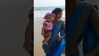 Vinita Reels And His Daughter Enjoyed On Beach 