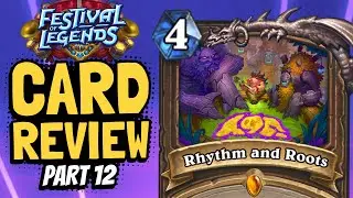 ALL THE NEW CARDS!! Druid Legendary! Finales! Weapons! | Festival of Legends Review #12