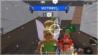 Playing MM2 as Tinkerbell 🧚🏽| Gameplay #9