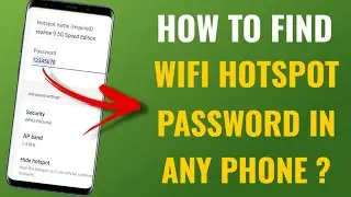 How To Find Wifi Hotspot Password In Phone | Find Personal / Portable Hotspot Password | English