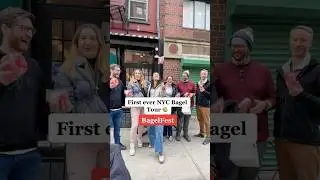 First ever NYC Bagel Tour🥯: BagelFest🥹🤯❤️ #bagel #bagellover #nyc