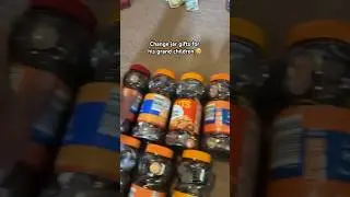 Change jar gifts for his grand children 🥹 