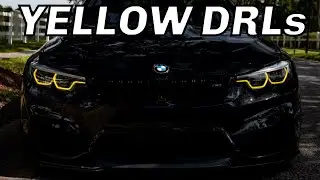 HOW TO INSTALL CSL YELLOW DRL MODULES on your BMW! (F80 M3 F82 M4)