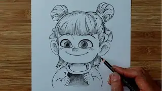 How to Draw Natra Simple | Drawing Anime Easy #706 | Cong Dan Art