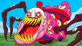 CHOO CHOO CHARLES, but he's TRAIN EATER?! (Cartoon Animation)