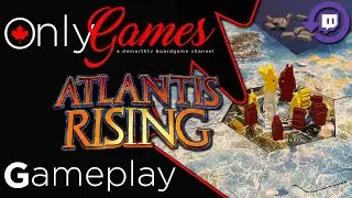 Atlantis Rising Board Game Gameplay - Twitch Live Stream Replay